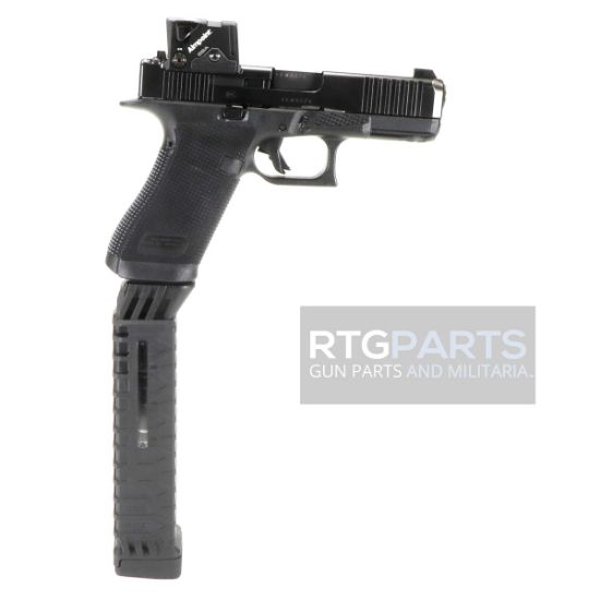 Schmeisser, Glock, Magazine, S50 Window MLE, 9mm, 50rd, Black, ATI, 810113114910, MAG-M9MMS50WMLE, RTG Parts