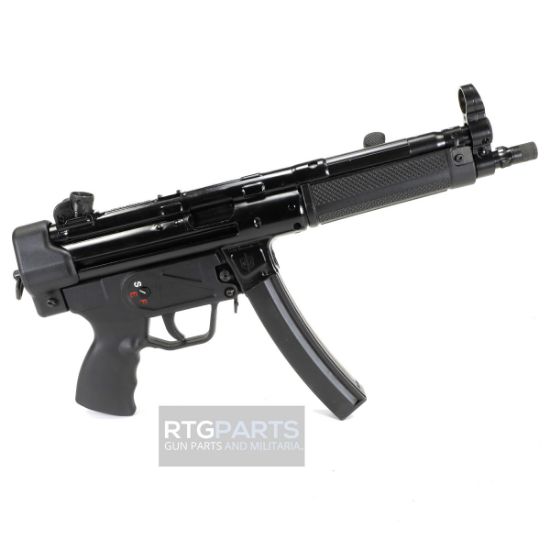 Military Arms Corporation, MAC 5 Package with Brace, Semi-automatic Pistol, 9MM, 8.9" Threaded/Tri Lug Barrel, Matte Finish, Black, 30 Rounds, 2 Magazines, Includes Sling, Flash Hider, and Cleaning Kit, 723551446089, FFL-MAC-12750004, RTG Parts