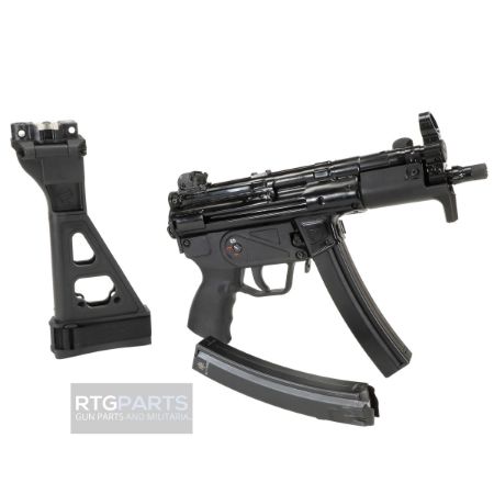 Military Arms Corporation, MAC 5K Package with Brace, Semi-automatic Pistol, 9MM, 8.9" Threaded/Tri Lug Barrel, Matte Finish, Black,  2 30rd Magazines, Includes Sling, Flash Hider, and Cleaning Kit, MAC5K, MAC-5K, 723551446263, FFL-MAC-12750005, RTG Parts