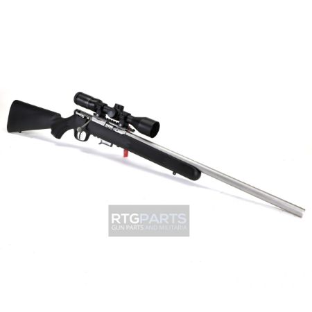 Savage, Model 93, Bolt Action Rifle, .22WMR, 21" Heavy Stainless Barrel, 5rd Mag, Burrus Scope, Accu-Trigger, Excellent Condition, Just one available, FFL-J1-C-1490, RTG Parts