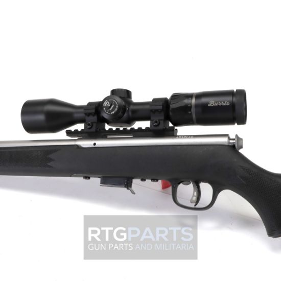 Savage, Model 93, Bolt Action Rifle, .22WMR, 21" Heavy Stainless Barrel, 5rd Mag, Burrus Scope, Accu-Trigger, Excellent Condition, Just one available, FFL-J1-C-1490, RTG Parts