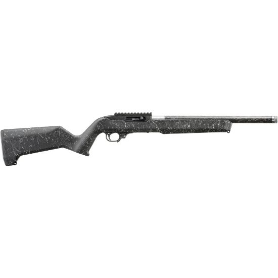 Ruger, 10/22 Carbon Fiber, Semi-automatic, 22LR, 16.1" Threaded Carbon Fiber Barrel, 1/2X28 Thread Pitch, Clear Satin Finish, Textured White Speckle Black Magpul X-22 Stock, Manual Safety, 10 Round Rotary Magazine, 736676320141, FFL-RUG-32014, RTG Parts