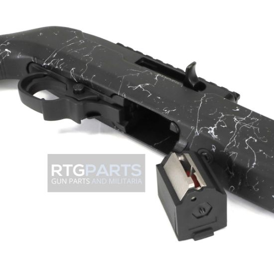 Ruger, 10/22 Carbon Fiber, Semi-automatic, 22LR, 16.1" Threaded Carbon Fiber Barrel, 1/2X28 Thread Pitch, Clear Satin Finish, Textured White Speckle Black Magpul X-22 Stock, Manual Safety, 10 Round Rotary Magazine, 736676320141, FFL-RUG-32014, RTG Parts