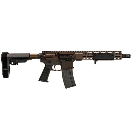 Griffin Armament, MK2 CQB, Fully Ambidextrous, Semi-Automatic, AR Pistol, 223W, 11.5" Barrel, Terra Brown Finish, FDE, Flat Dark Earth, Pistol Stabilizing Brace, Full Length M-LOK Handguard, Picatinny Rail, 30 Rounds, 1 Magazine, Ambi Lower, 631465972207, FFL-GRIFFIN-MK2CQB223W115PFDE-W, RTG Parts