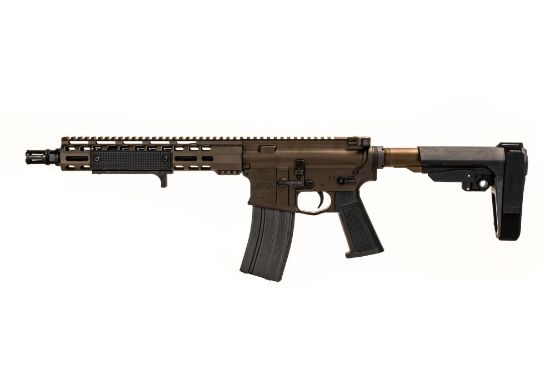 Griffin Armament, MK2 CQB, Fully Ambidextrous, Semi-Automatic, AR Pistol, 223W, 11.5" Barrel, Terra Brown Finish, FDE, Flat Dark Earth, Pistol Stabilizing Brace, Full Length M-LOK Handguard, Picatinny Rail, 30 Rounds, 1 Magazine, Ambi Lower, 631465972207, FFL-GRIFFIN-MK2CQB223W115PFDE-W, RTG Parts