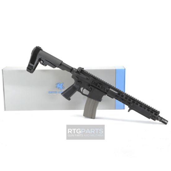 Griffin Armament, MK2 CQB, Fully Ambidextrous, Semi-Automatic, AR Pistol, 223W, 11.5" Barrel, Black Finish, Pistol Stabilizing Brace, Full Length M-LOK Handguard, Picatinny Rail, 30 Rounds, 1 Magazine, Ambi Lower, 689396840478, FFL-GRIFFIN-MK2CQB223W115P-W, RTG Parts