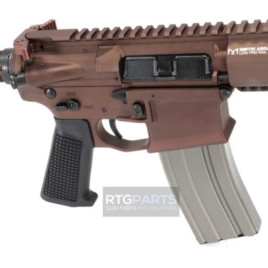 Griffin Armament, MK2 CQB, Fully Ambidextrous, Semi-Automatic, AR Pistol, 223W, 11.5" Barrel, Terra Brown Finish, FDE, Flat Dark Earth, Pistol Stabilizing Brace, Full Length M-LOK Handguard, Picatinny Rail, 30 Rounds, 1 Magazine, Ambi Lower, 631465972207, FFL-GRIFFIN-MK2CQB223W115PFDE-W, RTG Parts
