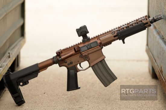 Griffin Armament, MK2 PSD, Fully Ambidextrous, Semi-Automatic, AR Pistol, 300 Blackout, 9.5" Barrel, Terra Brown Finish, Pistol Stabilizing Brace, Full Length M-LOK Handguard, Picatinny Rail, 30 Rounds, 1 Magazine, Ambi Lower, FDE, Flat Dark Earth, 631465972184, FFL-GRIFFIN-MK2PSD30095PFDE-W, RTG Parts