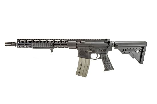 Griffin Armament, MK2 Patrol, Fully Ambidextrous, Semi-Automatic, AR Rifle, 223W, 13.9" Barrel with Pinned & Welded Flash Hider making 16", Black Finish, Full Length M-LOK Handguard, Picatinny Rail, 30 Rounds, 1 Magazine, 689396840614, FFL-GRIFFIN-MK2PATROL139-W, RTG Parts