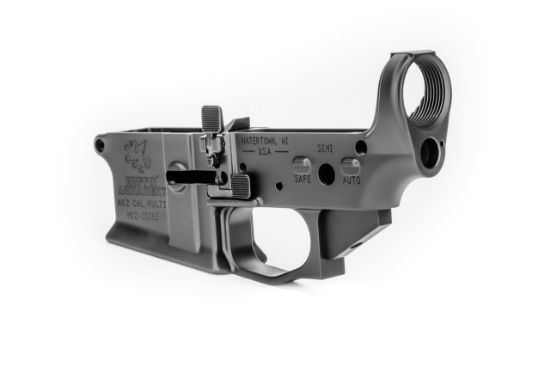 Griffin Armament, MK2 Stripped Lower Receiver, Fully Ambidextrous, Semi-Automatic, AR, Multi-Cal, Black, Full-Ambi, 631465971231, FFL-GRIFFIN-MK2AL, RTG Parts