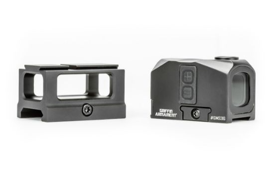 Griffin Armament, Micro Sight, Green Dot, Acro Foot Print, Black, 608870863406, GRIFFIN-GMS3G, RTG Parts