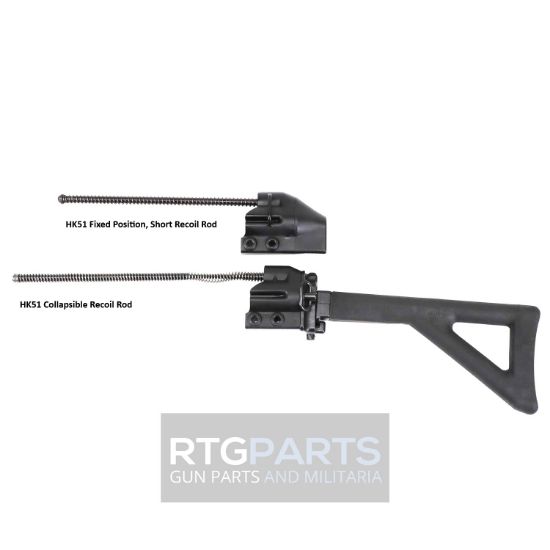 HK51 Folding Stock With Recoil Assembly Complete, Choate, PTR-PDW, HKK-5154, RTG Parts
