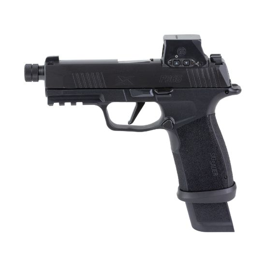 Sig Sauer, P365 XMACRO, Striker Fired, Semi-automatic, Sub-compact, Polymer Frame Pistol, 9MM, 4.3" Threaded Barrel, 1/2X28 Thread Pitch, Matte Finish, Black, Sig LXG Grip, Romeo-X SIG-LOC Compact Optic, X-RAY3 Day/Night Sights, 21 Rounds, 4 Magazines, X-Macro, Tacops, 798681731398, FFL-SIG-365XCA-9-BTAC-TBRXSL, RTG Parts