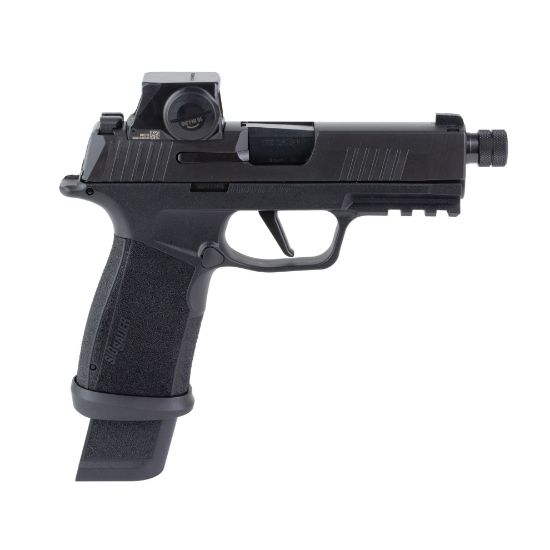 Sig Sauer, P365 XMACRO, Striker Fired, Semi-automatic, Sub-compact, Polymer Frame Pistol, 9MM, 4.3" Threaded Barrel, 1/2X28 Thread Pitch, Matte Finish, Black, Sig LXG Grip, Romeo-X SIG-LOC Compact Optic, X-RAY3 Day/Night Sights, 21 Rounds, 4 Magazines, X-Macro, Tacops, 798681731398, FFL-SIG-365XCA-9-BTAC-TBRXSL, RTG Parts