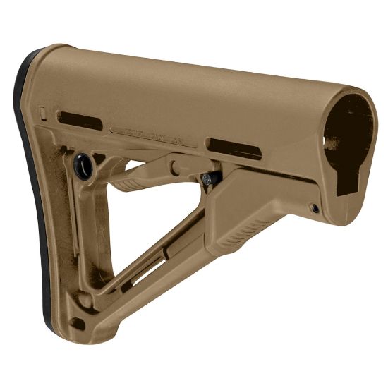 Magpul CTR Carbine Stock, Mil-Spec, MCB, Medium Coyote Brown, Fits AR AR15 M4 M16, Magpul Industries, 840815150831, MP-MAG310-MCB, RTG Parts