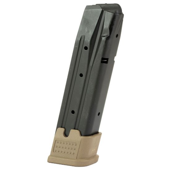 Promag SIG P320 21rd 9mm Extended Magazine New, Blued Steel, FDE Baseplate, COY, Coyote, M17, 708279016134, PRO-SIG-A20-FDE, RTG Parts