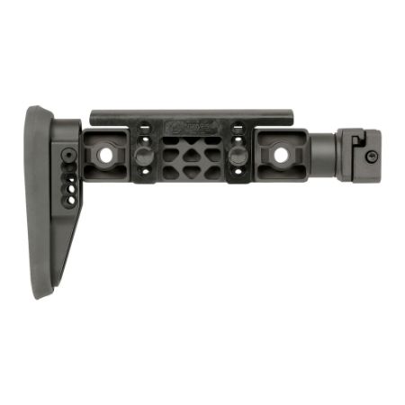 MIDWEST INDUSTRIES ALPHA SERIES FIXED BEAM STOCK, SIDE FOLDER, Adjustable Cheek Piece, 1913 Fixed Stock, Fixed Stock for Picatinny receivers, 812102034254, MI-ALPHA-FBSF, Zenitco PT1, MI, RTG Parts