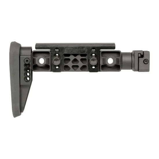 MIDWEST INDUSTRIES ALPHA SERIES FIXED BEAM STOCK, SIDE FOLDER, Adjustable Cheek Piece, 1913 Fixed Stock, Fixed Stock for Picatinny receivers, 812102034254, MI-ALPHA-FBSF, Zenitco PT1, MI, RTG Parts