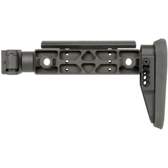MIDWEST INDUSTRIES ALPHA SERIES FIXED BEAM STOCK, SIDE FOLDER, Adjustable Cheek Piece, 1913 Fixed Stock, Fixed Stock for Picatinny receivers, 812102034254, MI-ALPHA-FBSF, Zenitco PT1, MI, RTG Parts