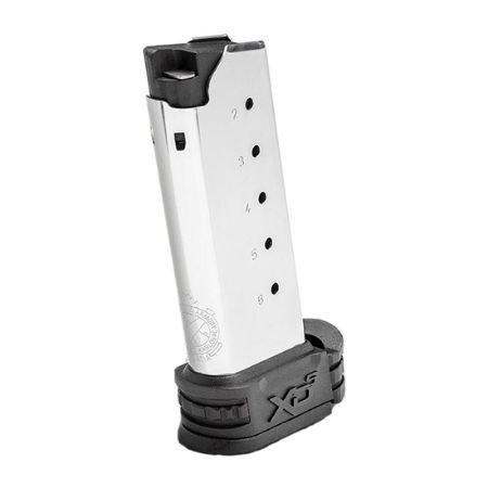 Springfield, Magazine, 45ACP, 6rd, Fits XDS, MOS 2, Stainless, 706397919733, SPR-XDS5006, RTG Parts