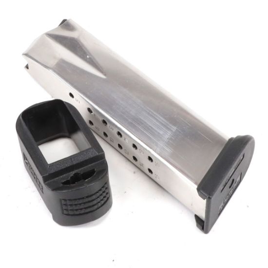 Picture of SPRINGFIELD XD 9MM 16RD MAG WITH GRIP EXTENSION FOR SUB-COMPACT USED VG