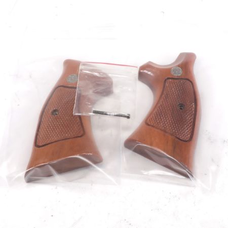 Picture of S&W K L FRAME SQUARE BUTT OEM MEDALION WOOD GRIPS