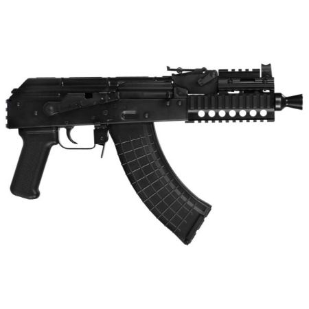 Pioneer Arms, Micro Hellpul Pro, Semi-automatic AK47 Pistol, Forged Trunnion, Stamped Receiver, 762X39, 7" Barrel, Black, Quad Rail Handguard, 30 Rounds, 1 Magazine, 850045874803, FFL-PIONEER-AK0031KPRO, RTG Parts