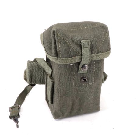 Greek Surplus, M56 Rifle Magazine Pouch, Holds Three 7.62 G3 Magazines or Four 5.56 AR15 Magazines, OD Green, Used, Greek Surplus, TBD-GREEK-M56-RIFLE-POUCH, RTG Parts