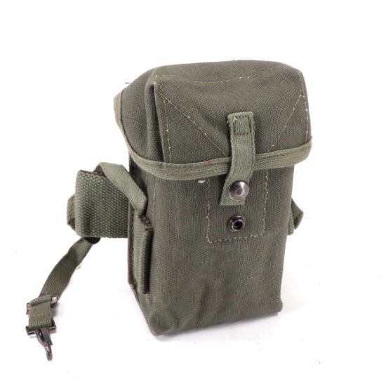 Greek Surplus, M56 Rifle Magazine Pouch, Holds Three 7.62 G3 Magazines or Four 5.56 AR15 Magazines, OD Green, Used, Greek Surplus, TBD-GREEK-M56-RIFLE-POUCH, RTG Parts