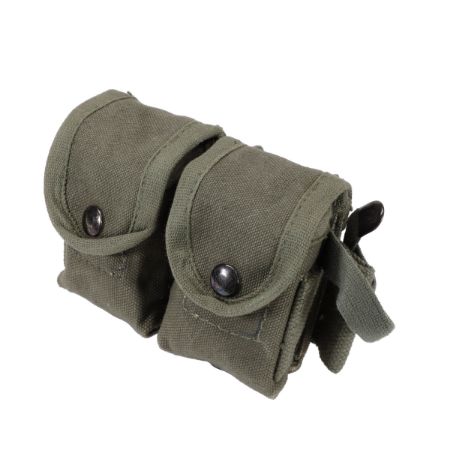 Greek Surplus, M56 Two Grenade Pouch, OD Green, Used, Greek Surplus, TBD-GREEK-M56-GRENADE-POUCH, RTG Parts