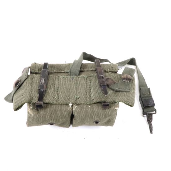 Greek Surplus, M56 Two Grenade Pouch, OD Green, Used, Greek Surplus, TBD-GREEK-M56-GRENADE-POUCH, RTG Parts