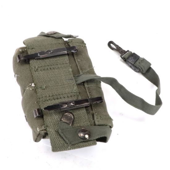 Greek Surplus, M56 Two Grenade Pouch, OD Green, Used, Greek Surplus, TBD-GREEK-M56-GRENADE-POUCH, RTG Parts