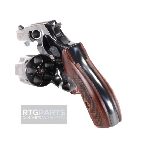 Heritage, Roscoe, Double/Single Action Revolver, 38 Special, 2" Barrel, Blued Finish, Black, Wood Grips, 5 Rounds, 727962709870, FFL-HERITAGE-HR38B2W, RTG Parts