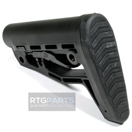 AC-SMG AR15 M4 Buttstock with Three Rubber Buttpads, Convex, 3 rubber butt plates, Mil-Spec, AR, M4, M16, AC-Unity, Made in Bosnia by AC-Unity, 03875001550888, 23YEF, ACU-48, RTG Parts