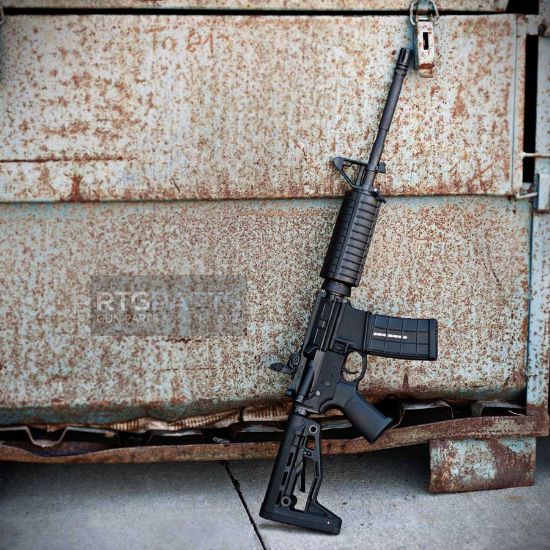 AC-SMG AR15 M4 Buttstock with Three Rubber Buttpads, Convex, 3 rubber butt plates, Mil-Spec, AR, M4, M16, AC-Unity, Made in Bosnia by AC-Unity, 03875001550888, 23YEF, ACU-48, RTG Parts