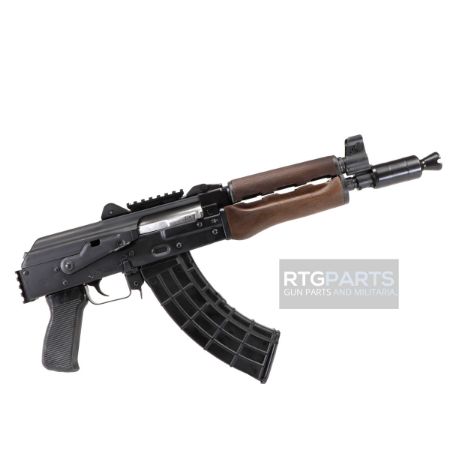 Zastava, ZPAP92, Semi-automatic, AK Pistol, 7.62X39, 10" Chrome Lined Barrel, Matte Finish, Black, Polymer Grip, Wood Handguard, 30 Rounds, 1 Magazine, Bulged Trunnion, Booster Muzzle Device, Hinged Top Cover, Optics Rail, 1.5MM Receiver, 685757098199, FFL-ZASTAVA-ZP92762PAM, RTG Parts