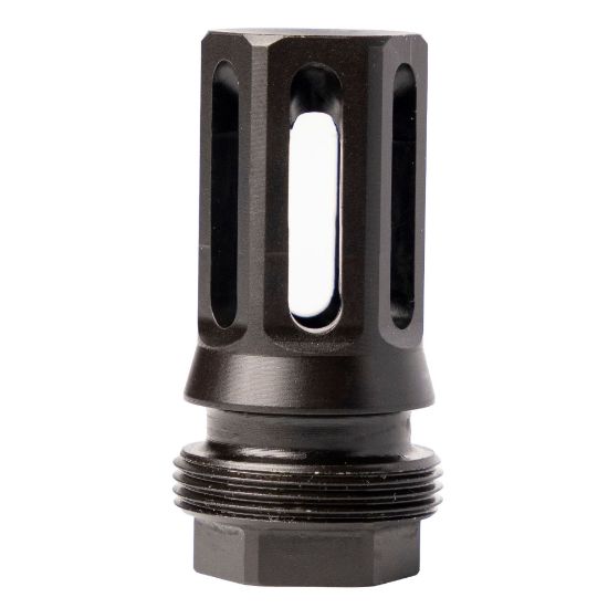 HUXWRX Safety Co., Stiction Lock Comp, 5.56 NATO, 1/2X28 Threads, Adapter, Matte Finish, Black, Fits HUB Stiction Lock Adapter, 706433764044, HUX-2336, RTG PARTS