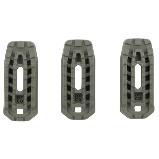 Die Free Co, Dos Boot, Magazine Extension, 3 Pack, +2 Rounds, High Impact Injection Molded Plastic Construction, Fits Magpul 10/20/30/40 Gen 3 PMAG, Matte Finish, ODG, OD Green, 850079932340, ARR-DFC-DOS-BOOT-ODG, RTG Parts
