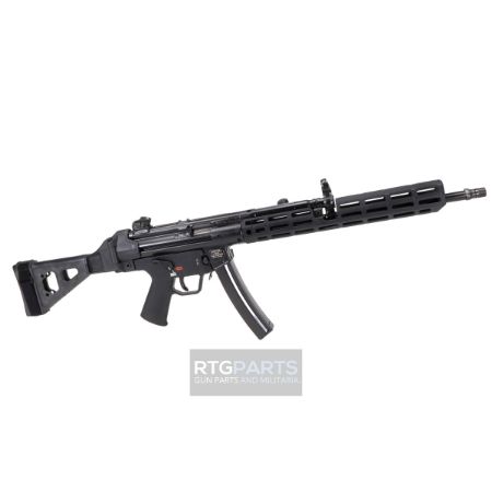 HK SP5 With Brace Combo, Heckler & Koch, SP5, Pistol, Semi-automatic, 9MM, 8.9 Barrel, Threaded Barrel, Steel Receiver, Black, Polymer Pistol Grip, Iron Sights, 2x 30rd Mags, Ambidextrous, 642230271111, FFL-HKK-81001190, RTG Parts
