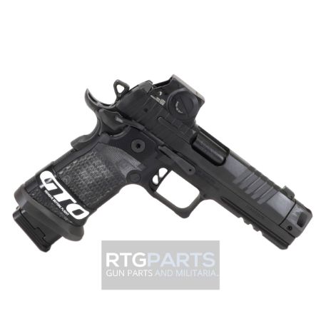 Sig Sauer, P211 GTO, Single Action Only, 9MM, 4.4" Barrel, MACH3D Compensator, Nitron Finish, Black, X Ray 3 Night Sights, Romeo-X Sig-Loc Compact Optic, Flared Magwell, 3 Magazines, (2)-21 Round & (1)-23 Round, 798681731244, FFL-SIG-211F-9-GTO-B-RXSL, RTG Parts