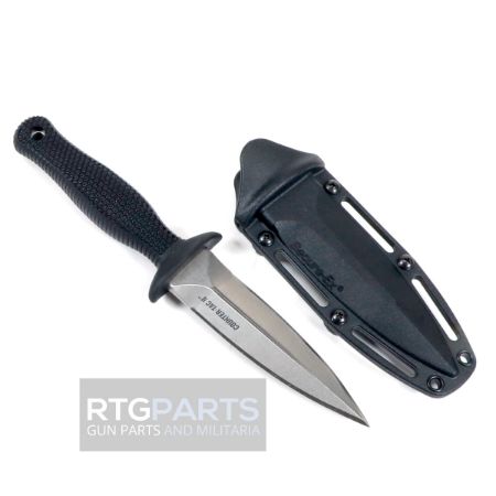 Cold Steel, Counter Tac II, Fixed Blade Knife, AUS-8A Steel, Plain Edge, 3.375" Blade, Includes Secure-Ex Sheath, 705442016281, GER-CS-10BCTM, RTG Parts