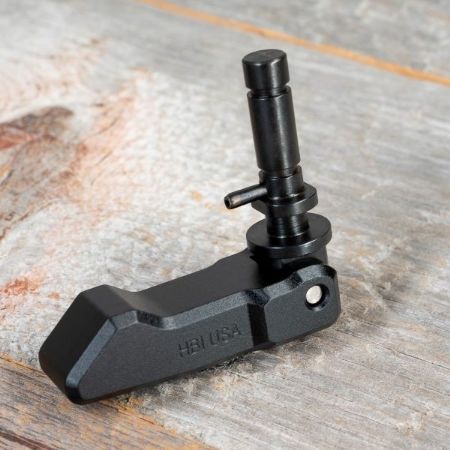 HBI Extended Folding Charging Handle, Fits APC9/45/223/300 Pro Models, Black, HB Industries, HBI-10364, RTG Parts
