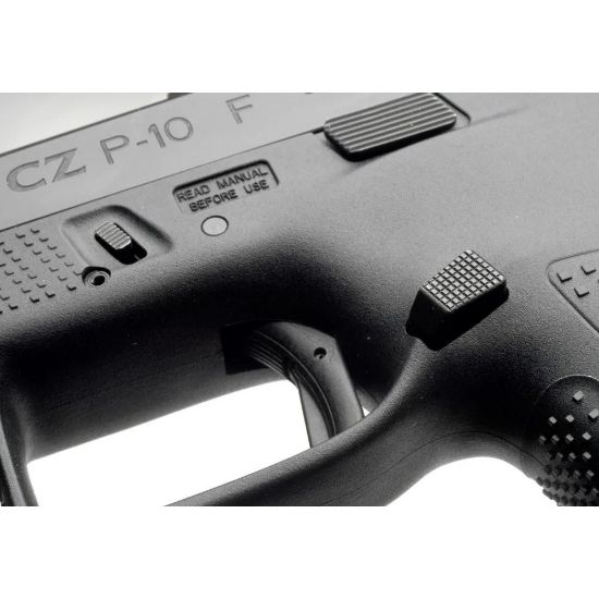 HB Industries, CZ P10 Extended Magazine Release, Reversible, Made in USA, HBI-10193, RTG Parts