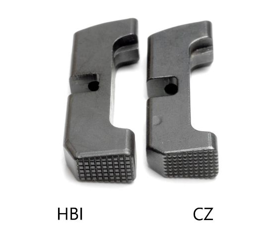 HB Industries, CZ P10 Extended Magazine Release, Reversible, Made in USA, HBI-10193, RTG Parts