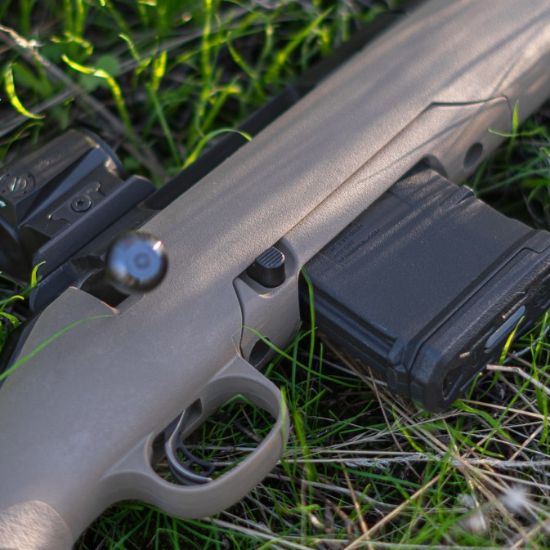 HB Industries, Ruger American Extended Magazine Release, AR-Style, Made in USA, HBI-10477-01, RTG Parts