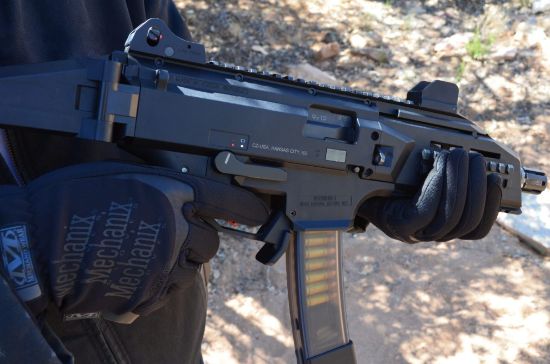 HB Industries, CZ Scorpion 3 Duckbill Magazine Release, Aluminum, Black, HBI-10064-01, RTG Parts