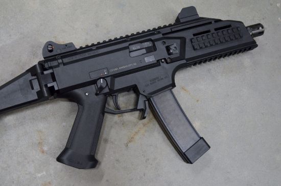 HB Industries, CZ Scorpion 3 Duckbill Magazine Release, Aluminum, Red, HBI-10064-02, RTG Parts