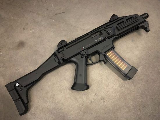 HB Industries, CZ Scorpion 3 ProStock Magazine Release, Polymer, Black, HBI-10089, RTG Parts