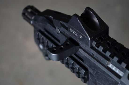 HB Industries, CZ Scorpion 3 Theta Extended Charging Handle, Black, HBI-10047-01, RTG Parts