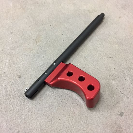 HB Industries, CZ Scorpion 3 Theta Extended Charging Handle, Red, HBI-10047-02, RTG Parts